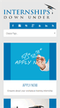 Mobile Screenshot of internshipsdownunder.com