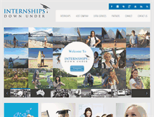 Tablet Screenshot of internshipsdownunder.com